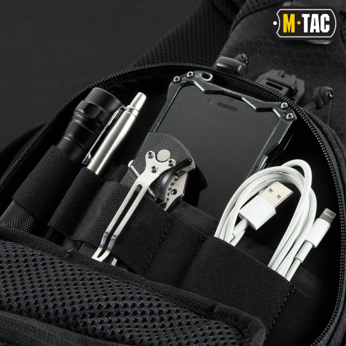 M-TAC СУМКА BUCKLER BAG ELITE HEX BLACK