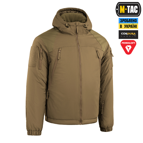 M-TAC КУРТКА ЗИМОВА ALPHA GEN.III PRO PRIMALOFT COYOTE BROWN