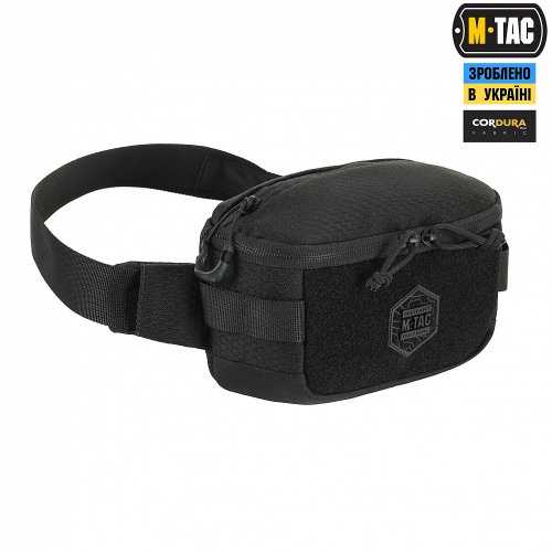 M-TAC СУМКА TACTICAL WAIST BAG GEN.II ELITE HEX (С ЛИПУЧКОЙ) BLACK