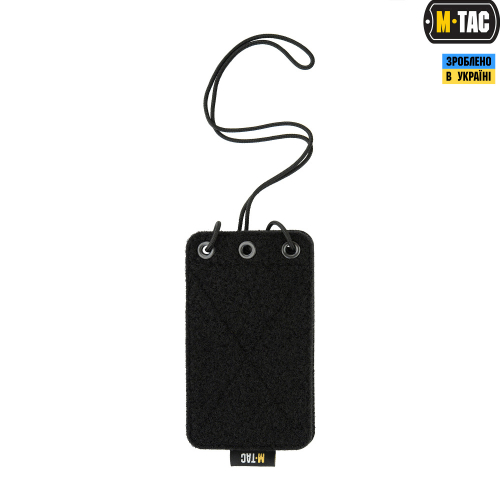 M-TAC БЭЙДЖ С ПРОЗРАЧНОЙ ПАНЕЛЬЮ BLACK