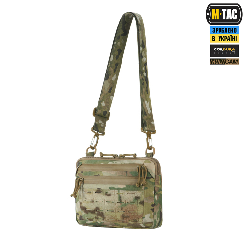M-TAC СУМКА ADMIN BAG MEDIUM ELITE З ЛИПУЧКОЮ MULTICAM