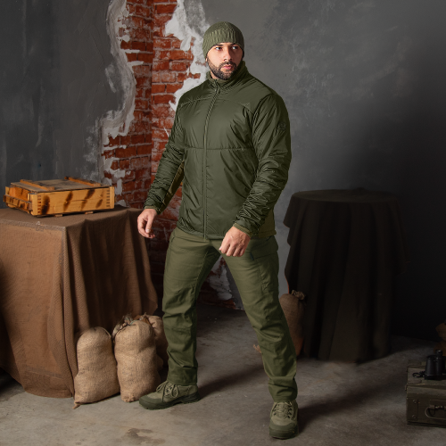 CAMO-TEC ЛЕГКИЙ ПУХОВИК TAURUS OLIVE 7564