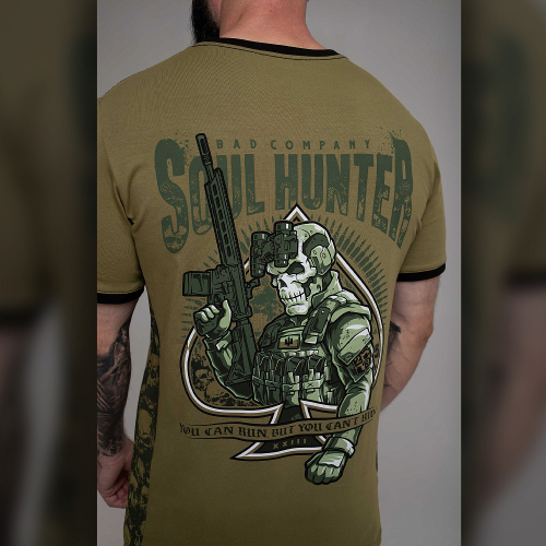 BAD COMPANY ФУТБОЛКА SOUL HUNTER V.2 OLIVE