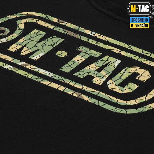 M-TAC ФУТБОЛКА LOGO ДЛИННЫЙ РУКАВ BLACK