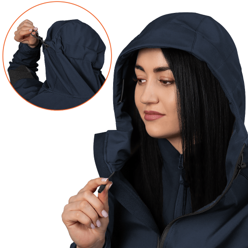 CAMO-TEC КУРТКА ЖІНОЧА SOFTSHELL STALKER DARK NAVY BLUE 7443