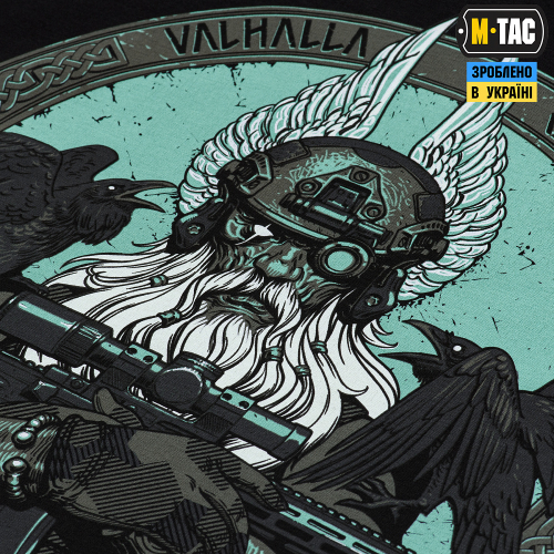 M-TAC ФУТБОЛКА ODIN MYSTERY ДЛИННЫЙ РУКАВ BLACK