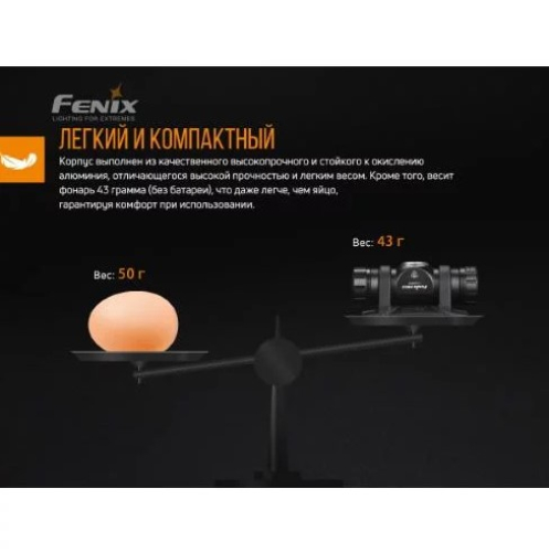 FENIX НАЛОБНИЙ ЛІХТАР HM23