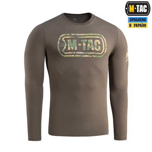 M-TAC ФУТБОЛКА LOGO ДЛИННЫЙ РУКАВ DARK OLIVE