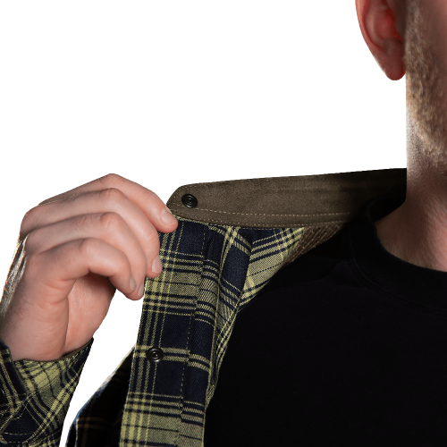 CAMO-TEC СОРОЧКА БУРЕВІЙ LOGO TAN LIME GREEN-NAVY 8659