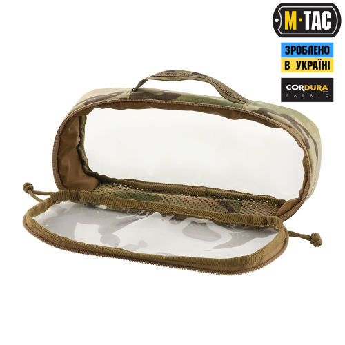 M-TAC ОРГАНАЙЗЕР УТИЛИТАРНЫЙ ПРОЗРАЧНЫЙ ELITE MEDIUM (26Х11 СМ) MULTICAM