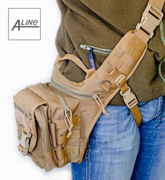 A-LINE А37 СУМКА-КОБУРА ТАКТИЧЕСКАЯ COYOTE