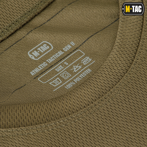 M-TAC ФУТБОЛКА ПОТООТВОДЯЩАЯ ATHLETIC TACTICAL GEN.2 OLIVE