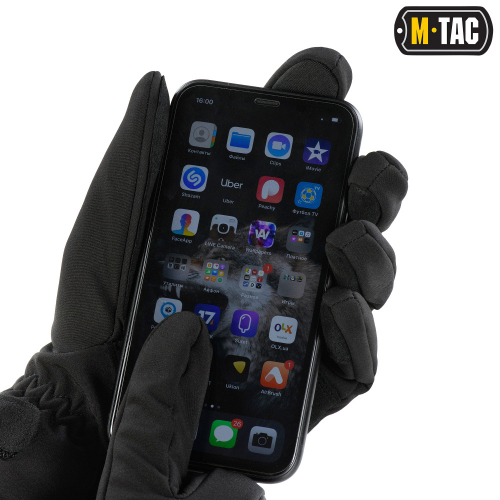 M-TAC ПЕРЧАТКИ TACTICAL WATERPROOF BLACK