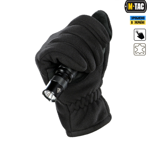 M-TAC РУКАВИЦІ WINTER TACTICAL WINDBLOCK 380 BLACK