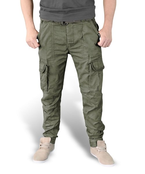 SURPLUS БРЮКИ AIRBORNE TROUSERS SLIMMY OLIVE 05-3603-61