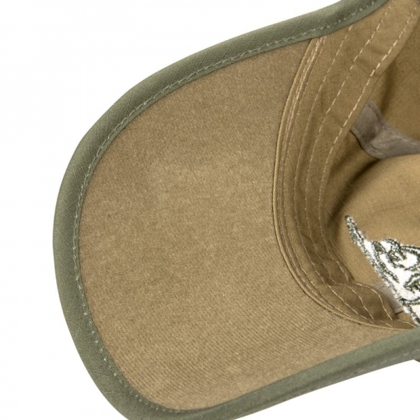 HELIKON-TEX БЕЙСБОЛКА LOGO CAP POLYCOTTON RIPSTOP COYOTE/OLIVE GREEN H7112-1102