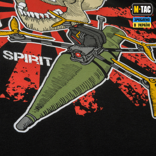 M-TAC ФУТБОЛКА KAMIKAZE SPIRIT BLACK
