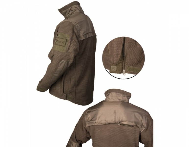 MIL-TEC КУРТКА ELITE FLEECE JACKET HEXTAC OLIVE 10855101