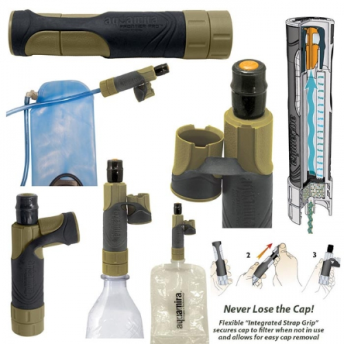 AQUAMIRA ФІЛЬТР ДЛЯ ВОДИ ПОРТАТИВНИЙ FRONTIER PRO MILITARY