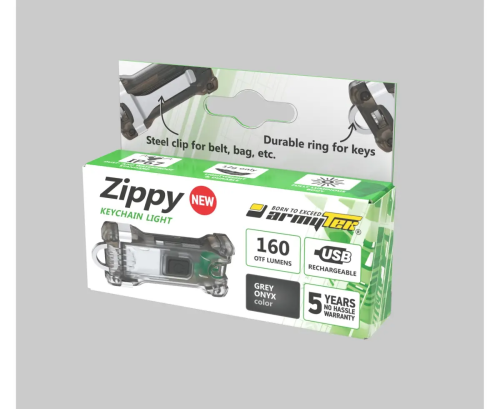 ARMYTEK ЛІХТАР БРЕЛОК ZIPPY GREY 30476