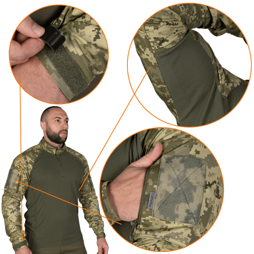 CAMO-TEC БОЕВАЯ РУБАШКА RAID MM14/OLIVE 7608