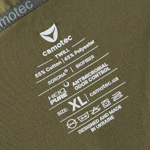 CAMO-TEC БОЕВАЯ РУБАШКА RAID TWILL SORONA MM14 OLIVE 8951