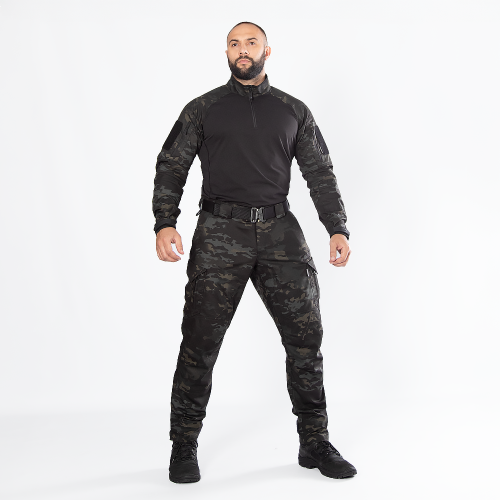 CAMO-TEC БОЕВАЯ РУБАШКА RAID TWILL SORONA MULTICAM BLACK 8908