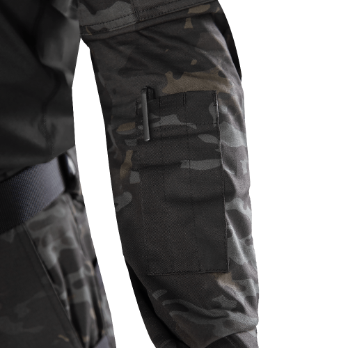 CAMO-TEC БОЕВАЯ РУБАШКА RAID TWILL SORONA MULTICAM BLACK 8908