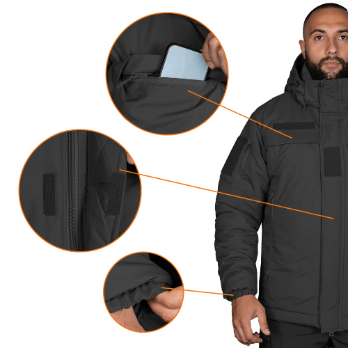 CAMO-TEC КОМПЛЕКТ PATROL TASLAN BLACK 8490