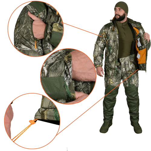 CAMO-TEC КОСТЮМ HITPOINT PRO STORMWALL ДИБРОВА 7581