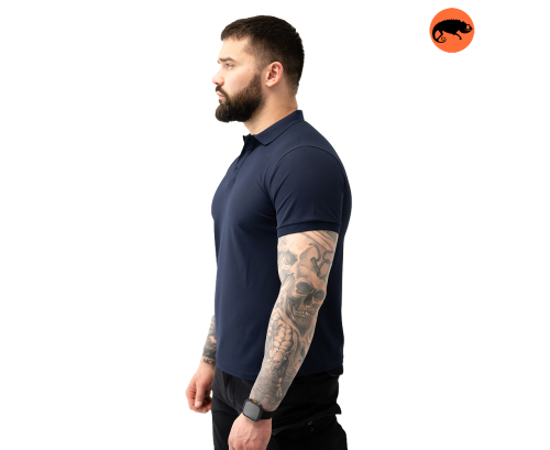 CHAMELEON POLO SHIRT CASUAL DARK BLUE MW 8818-2