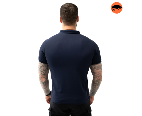 CHAMELEON POLO SHIRT CASUAL DARK BLUE MW 8818-2