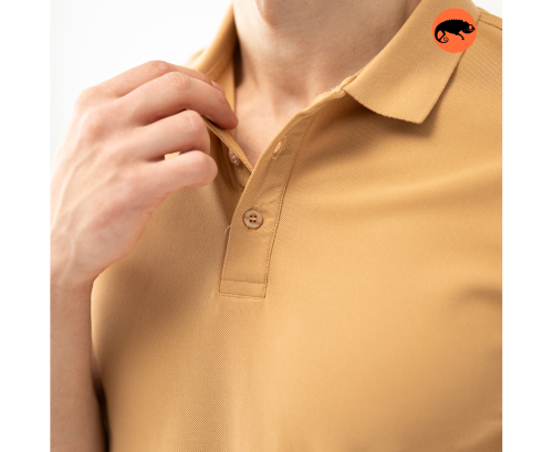 CHAMELEON POLO SHIRT CASUAL KHAKI MW 8818-4