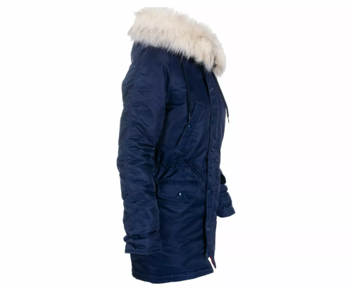 CHAMELEON ЖЕНСКАЯ КУРТКА АЛЯСКА N-3B SLIM FIT NAVY 0735-35