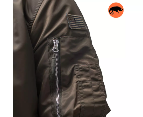 CHAMELEON КУРТКА MA-1 HOODED LIGHT OLIVE 0780-01
