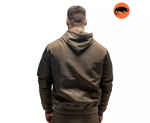 CHAMELEON КУРТКА MA-1 HOODED LIGHT OLIVE 0780-01
