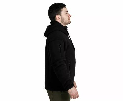 CHAMELEON ФЛІСОВА КУРТКА З КАПЮШОНОМ VIKING BLACK 0722-04