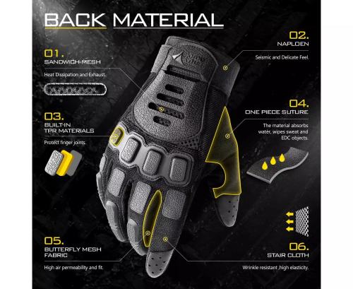 CHAMELEON ПЕРЧАТКИ ZAG-2 BLACK ZL2-ZAG2BL
