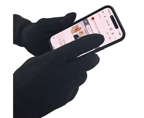 CHAMELEON ПЕРЧАТКИ ФЛИСОВЫЕ БИСТРЕЙЧ BLACK 9014-04