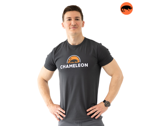 CHAMELEON ФУТБОЛКА JERSEY PALMWAY DARK GREY 0432-08