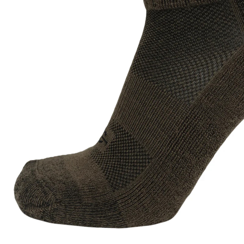 COVERT THREADS WOOL BEAST CREW SOCKS COYOTE BROWN