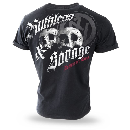 DOBERMANS AGGRESSIVE ФУТБОЛКА RUTHLESS AND SAVAGE TS199BK