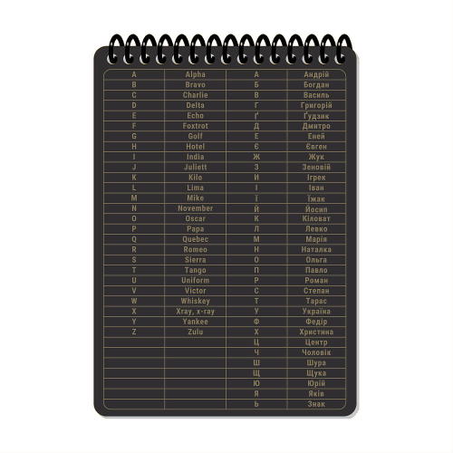 ECOPYBOOK TACTICAL БЛОКНОТ КОМАНДИРА ОТДЕЛЕНИЯ