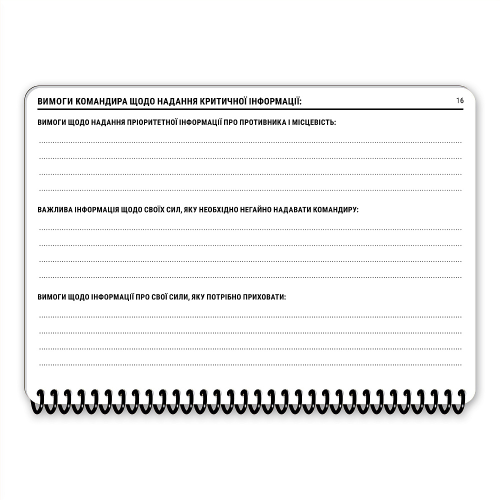 ECOPYBOOK TACTICAL БЛОКНОТ КОМАНДИРА ВЗВОДУ