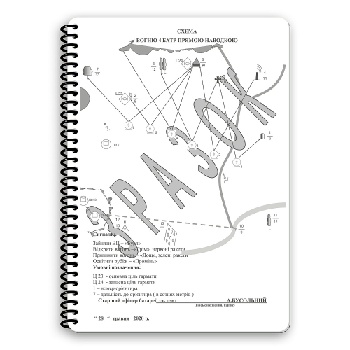 ECOPYBOOK TACTICAL БЛОКНОТ СТАРШОГО ОФІЦЕРА БАТАРЕЇ