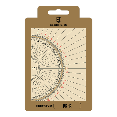 ECOPYBOOK TACTICAL ЛІНІЙКА PROTRACTOR