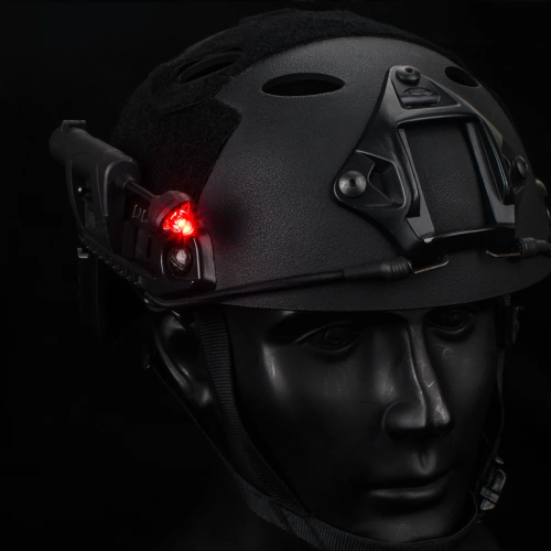 NIGHT EVOLUTION ФОНАРЬ НА ШЛЕМ CHARGE MPLS BLACK NE05006-BK