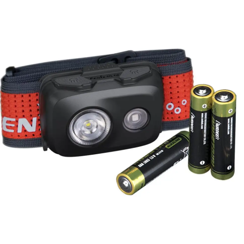 FENIX НАЛОБНИЙ ЛІХТАР HL16 AAA BLACK 31698