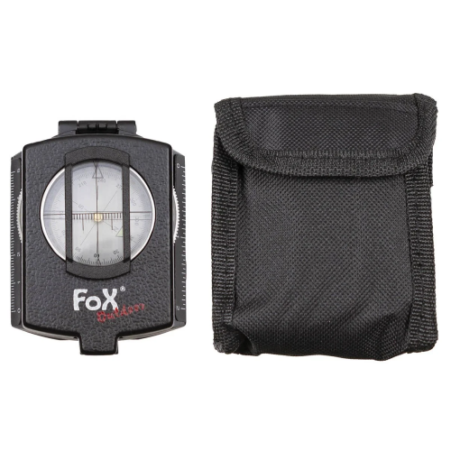 FOX OUTDOOR КОМПАС МЕТАЛЛИЧЕСКИЙ PRECISION BLACK 34043