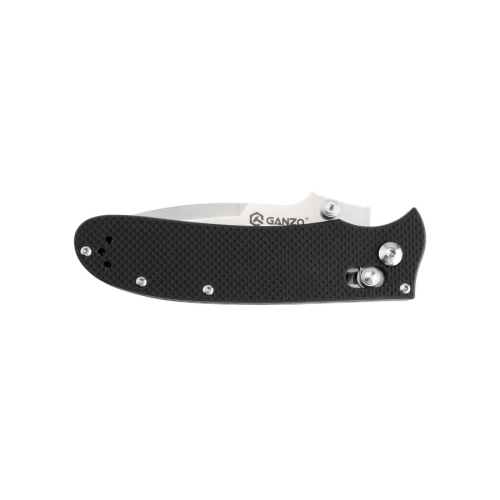 GANZO НОЖ СКЛАДНОЙ D704 BLACK D2
